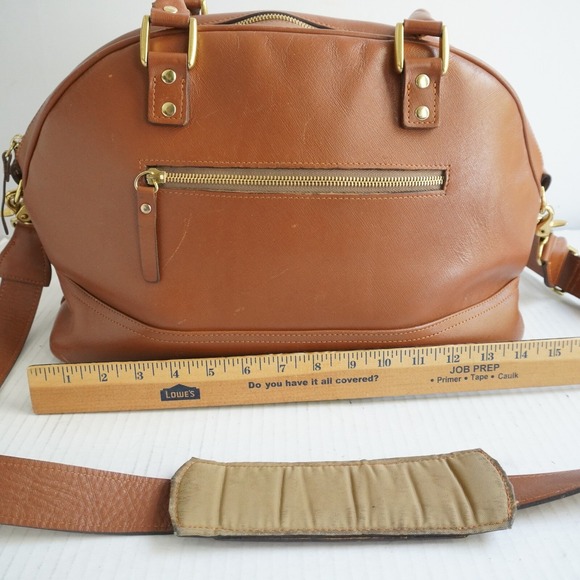 ONA The Chelsea Fashion Camera Shoulder Bag Brown Leather Dome Padded crossbody‎